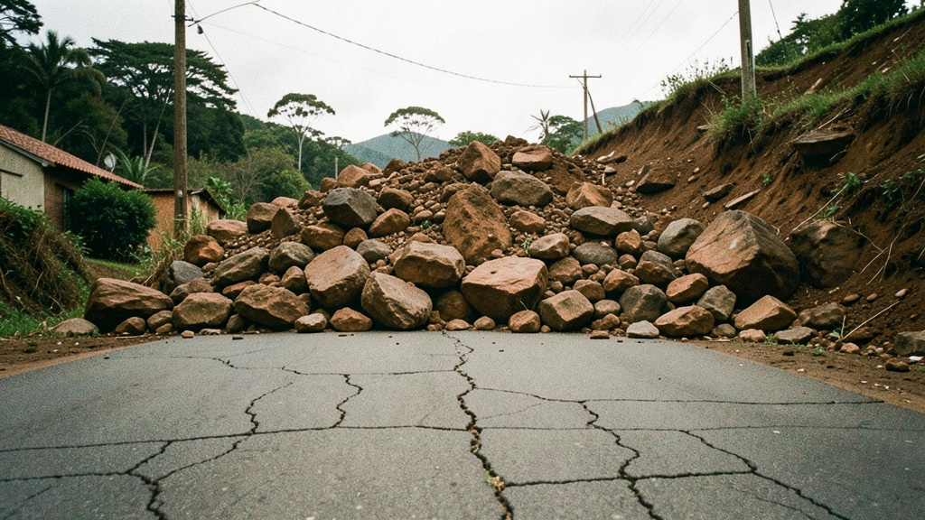 Caída de rocas en el km 51 del tramo Cuenca-Molleturo bloqueó un carril