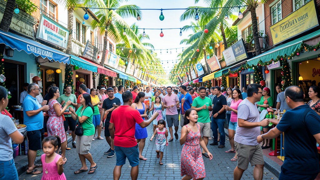 Desfile 'Durán Vive la Navidad' llenó de música y baile a las familias duraneñas