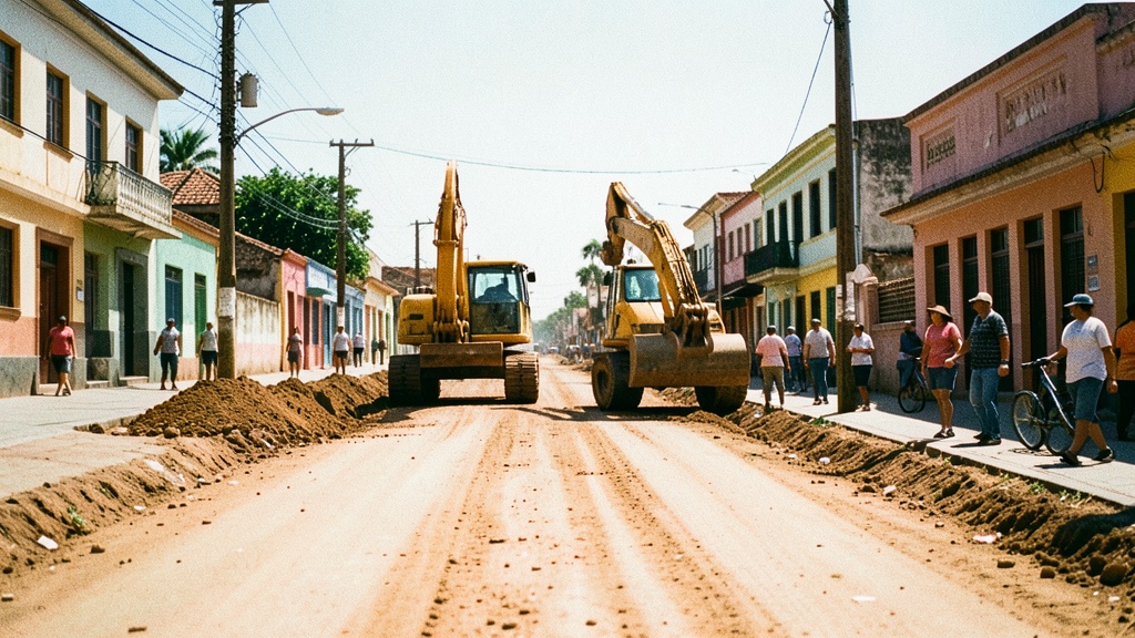 Avanza la reconstrucción de la calle Clemente Ballén con frentes activos