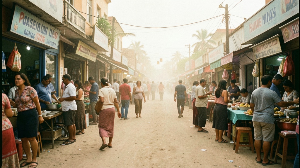 Juegos mecánicos y almacenes cierran calles en Playas; vecinos exigen control