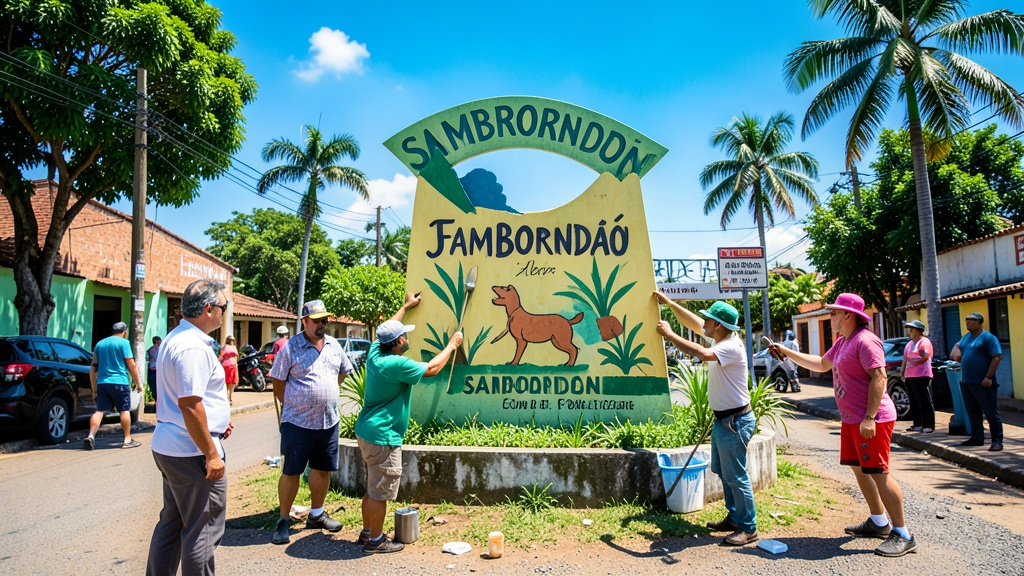 Monumento al arrocero inaugurado en entrada de Samborondón