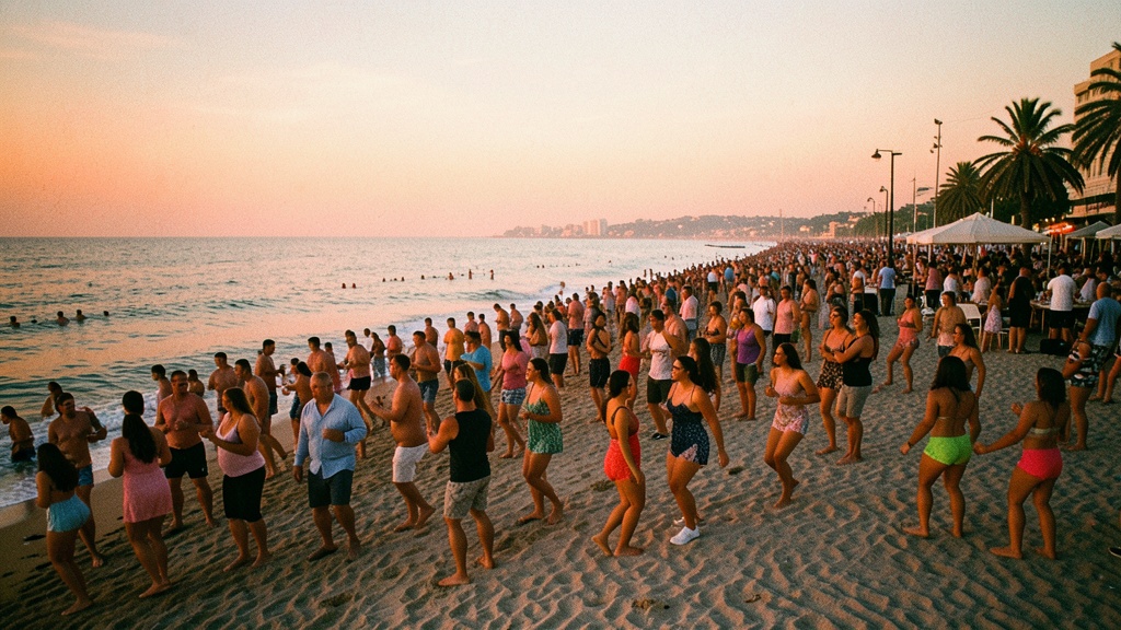 Playas cerró el 2020 con más de 100 mil turistas, música y fuego en el malecón