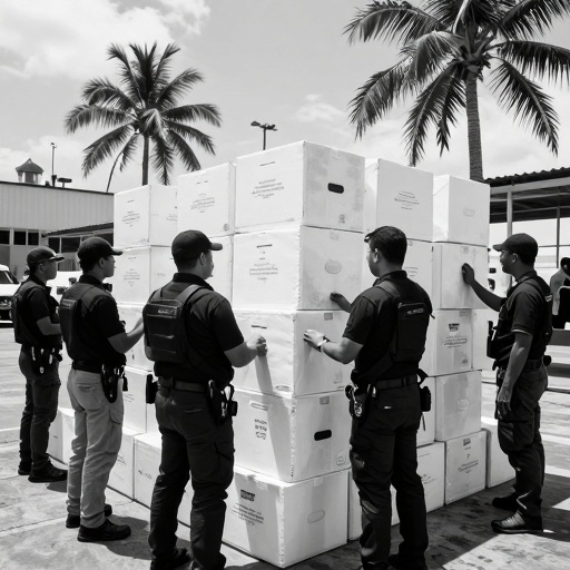 Decomisan 1.080 cajas con cocaína en Guayaquil: carga valorada en $58 millones