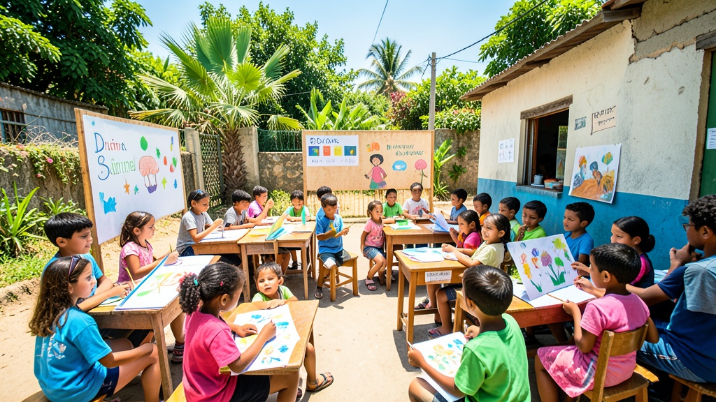 Cientos de niños culminan talleres vacacionales en Durán con presentaciones creativas
