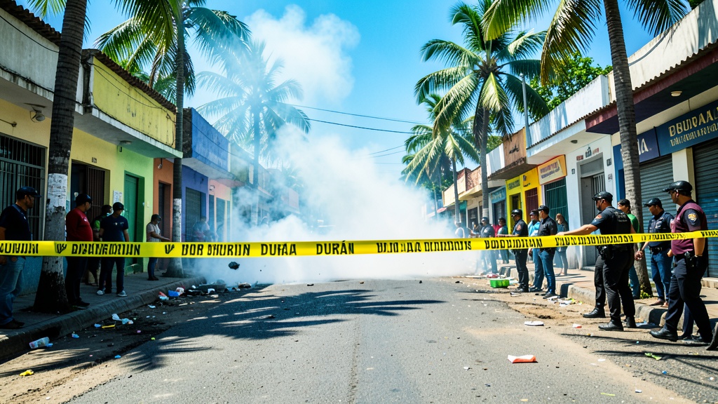 Balacera en Durán: Abogado Eduardo Vera Moreno y su chofer resultan heridos en centro del cantón