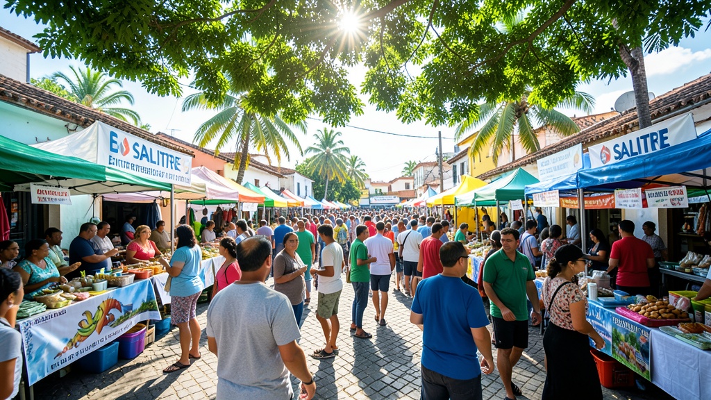 MIES impulsa emprendimientos locales con feria en Salitre