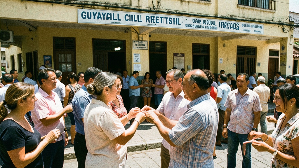 Registro Civil de Guayaquil casó a más de 400 parejas en enero