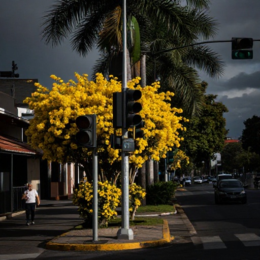Guayaquil se pinta de amarillo: venta de flores en semáforos y esquinas