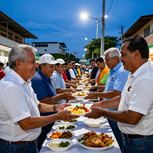 Prefectura del Guayas entrega 4.300 almuerzos a adultos mayores en Durán