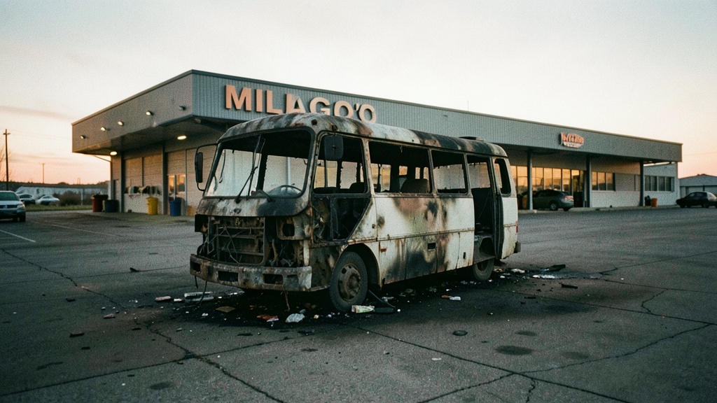 Incendio en bus de Terminal Terrestre de Milagro no dejó heridos