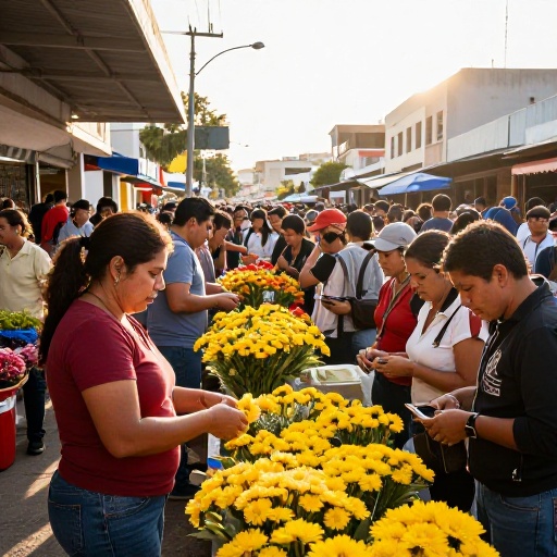 Mercado de las Flores se viste de amarillo para celebrar la Semana del Niño