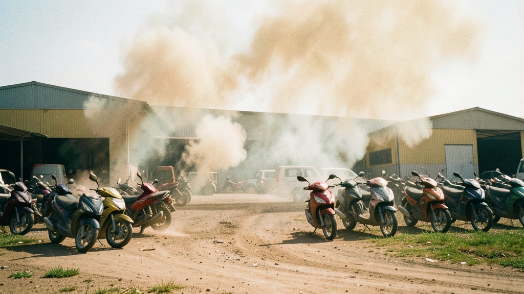 Incendio en CTE Milagro deja más de 100 motos destruidas; dueños exigen respuesta