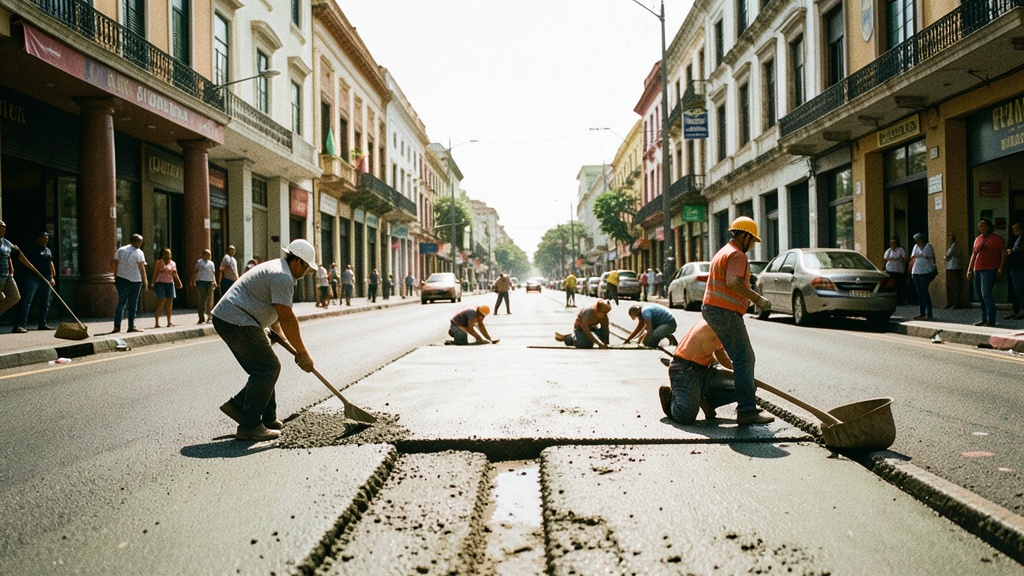 Seis contratos por USD 20 millones para pavimentar Guayaquil