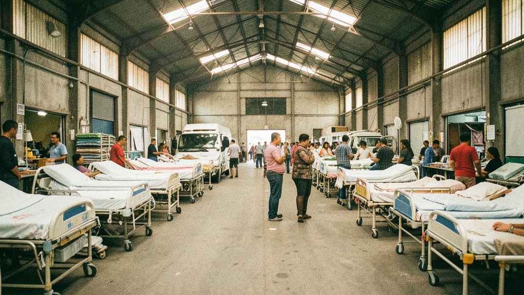 IESS Ceibos recibe camas y camillas del Hospital Valdivia para mejorar atención