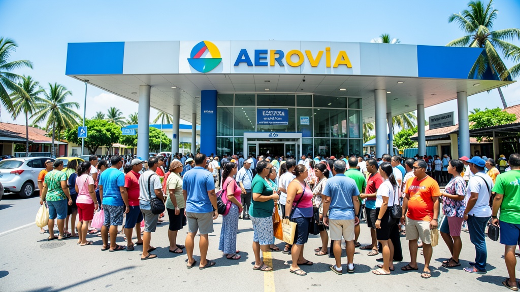 Aerovía Durán-Guayaquil: Esperas bajo el sol y filas largas marcan el turismo local