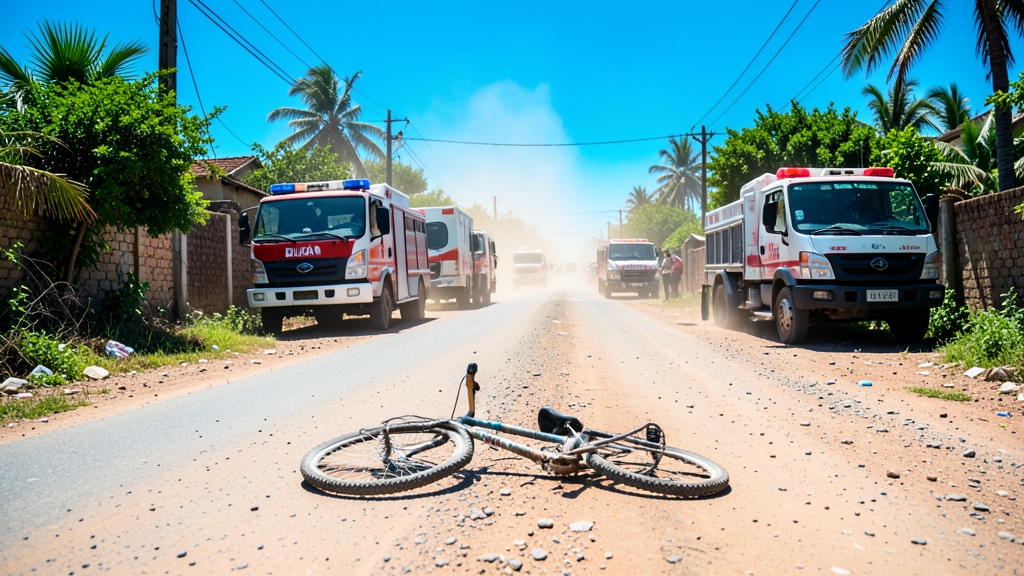 Ciclista falleció en accidente fatal en la vía Durán-Yaguachi; su padre resultó herido