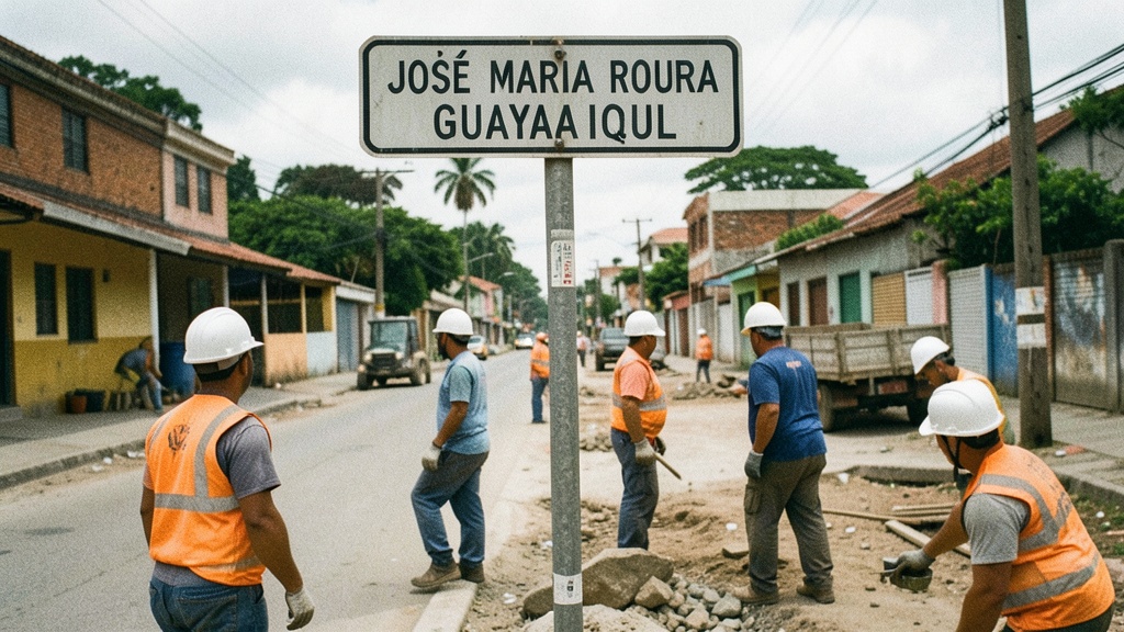 Obra de La Alborada continúa tras resolver colapso por poste eléctrico en José María Roura