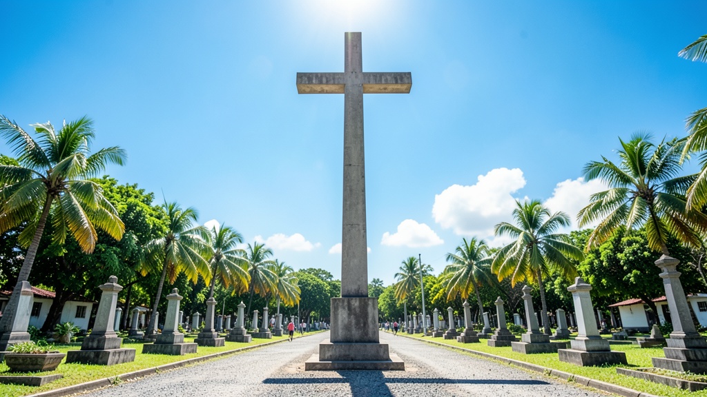 Cruz de 20 metros en Cementerio General de Durán abre mirador panorámico