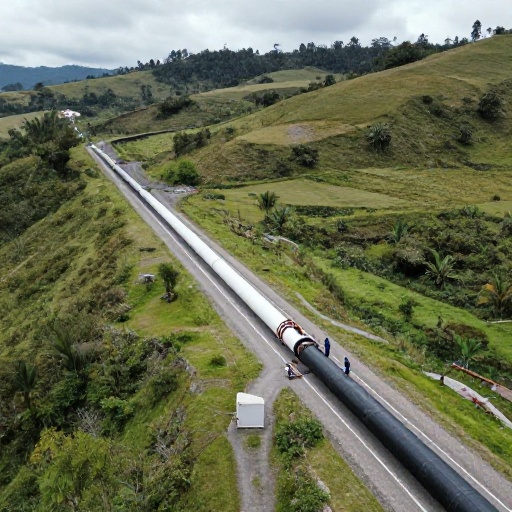 Durán reparó acueducto 800mm en km 11 vía Durán-Yaguachi (2023)