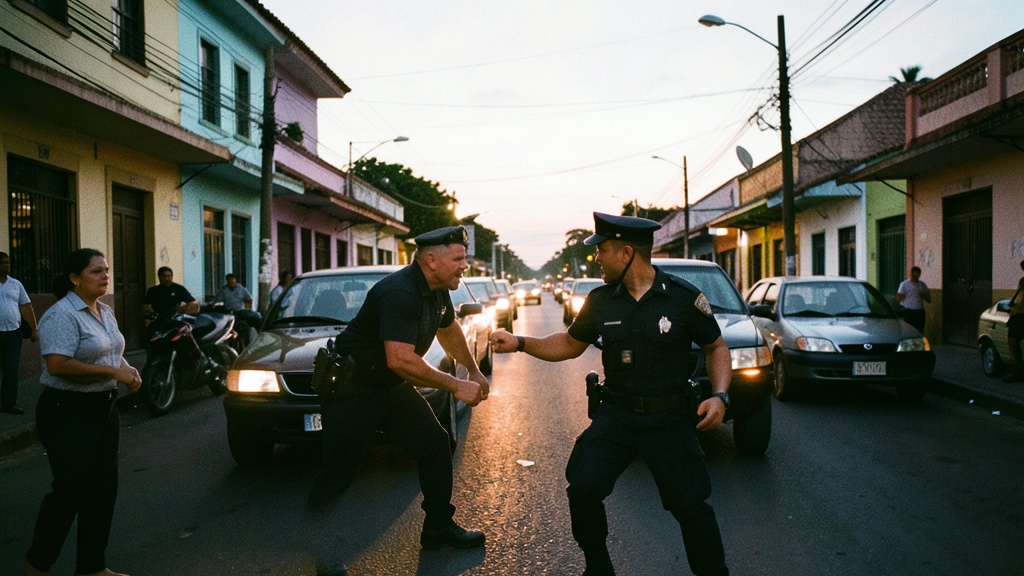 Conflicto en Milagro: Choferes agreden a vigilante de tránsito por control vehicular