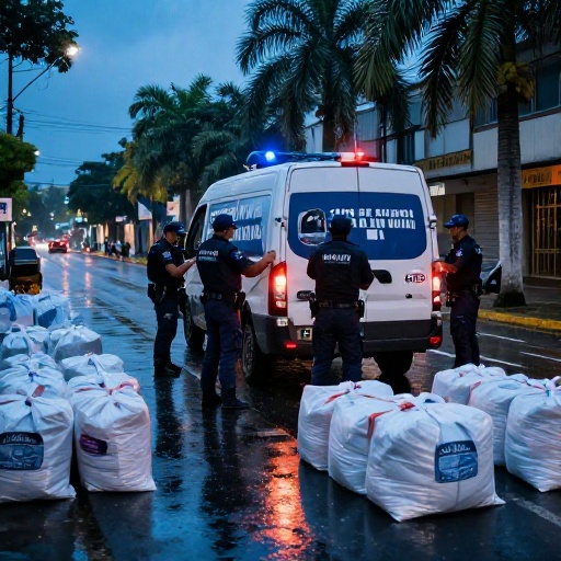 Policía incauta 66.500 dosis de cocaína en operativo contra courier en Guayaquil