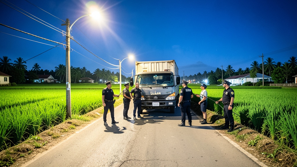 Policía incauta camión con mercadería contrabandeada en Durán tras operativo nocturno