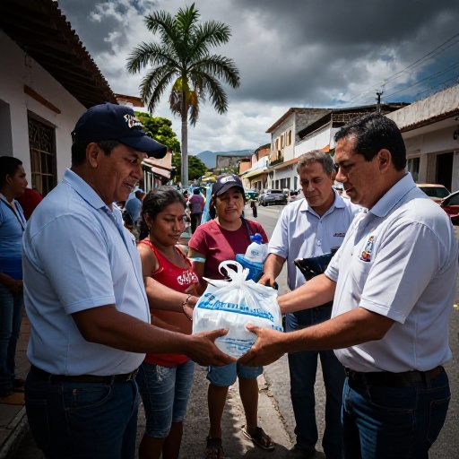 Prefectura del Guayas entrega kits de agua segura a familias de Samborondón