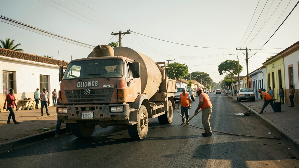 Equipos de Samborondón trabajan 24/7 en la etapa final de la Av. principal