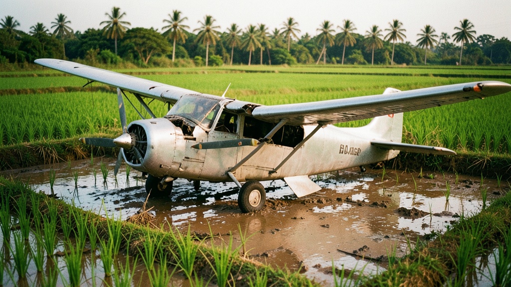 Piloto sobrevive tras accidente de avioneta agrícola en Milagro