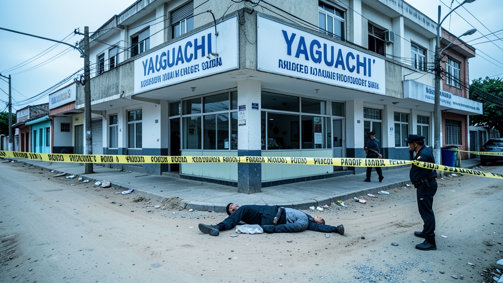 Tres detenidos tras hallar cuerpo baleado abandonado frente al hospital de Yaguachi