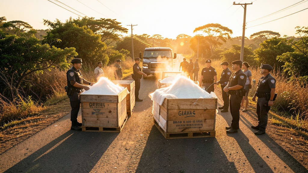 Policía desmantela red de narcóticos en vía a Samborondón con 500 kilos de cocaína