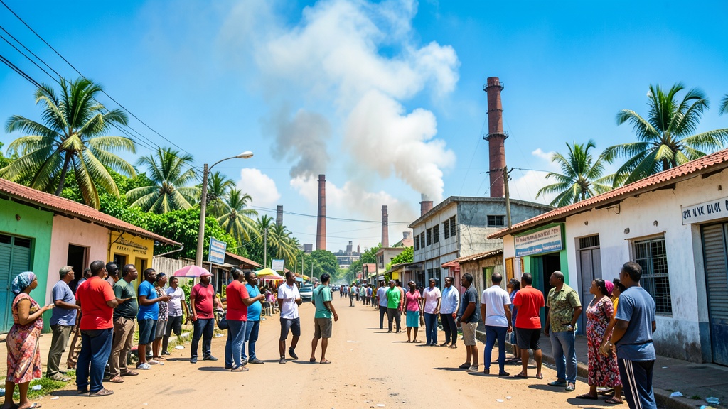 Vecinos de Brisas de Santay exigen plan de seguridad ante riesgo industrial en Durán
