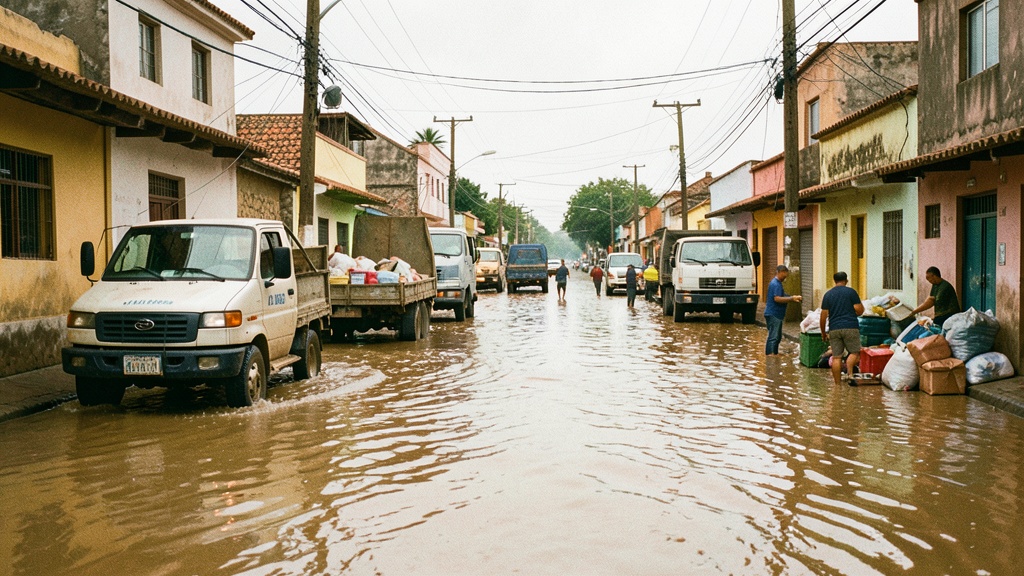 Gobernación del Guayas lleva ayuda humanitaria a Milagro por inundaciones