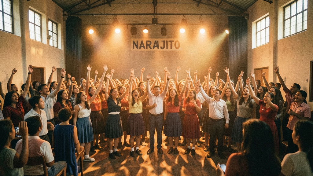 Estudiantes de Naranjito se consagran campeones cantonales de canto