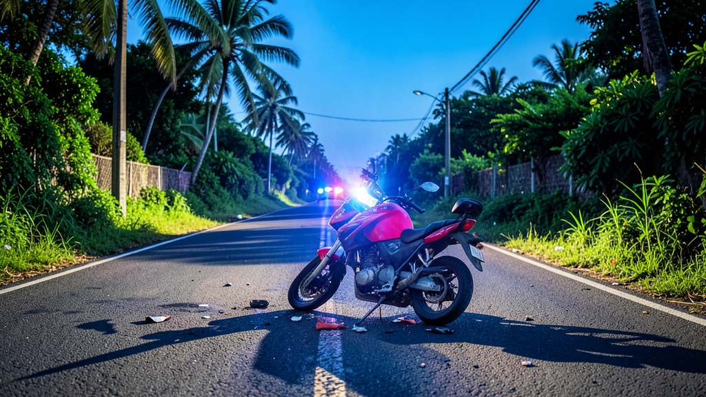 Accidente fatal en vía Tres Poste-Yaguachi deja muerto a motociclista en Durán