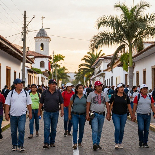 Miles asistieron a la procesión del Divino Niño en Durán este 27 de diciembre