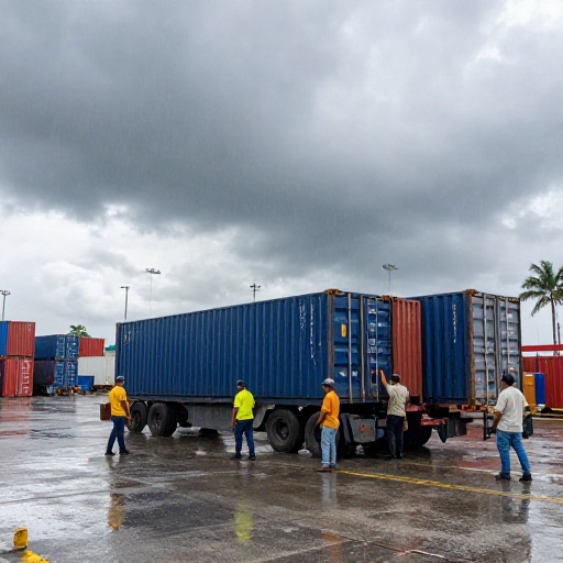Terminal Portuario de Guayaquil ajusta logística ante el Fenómeno del Niño