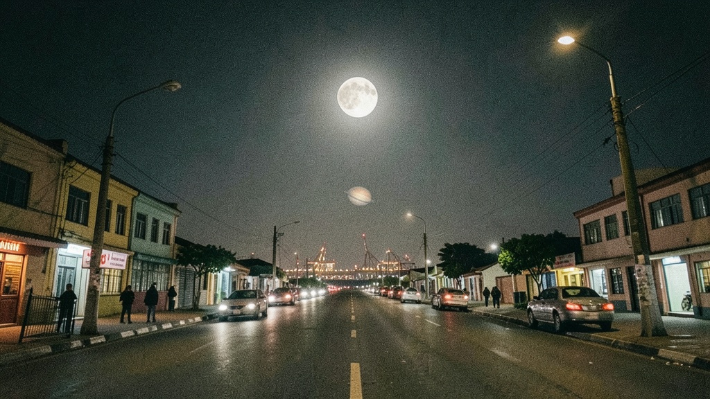 Guayaquileños podrán ver la Luna de Cosecha este sábado con Saturno