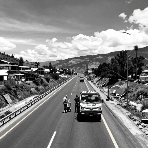 Gobierno avanza obras E45 y estudia mejoras críticas en la vía Amazonía-Quito