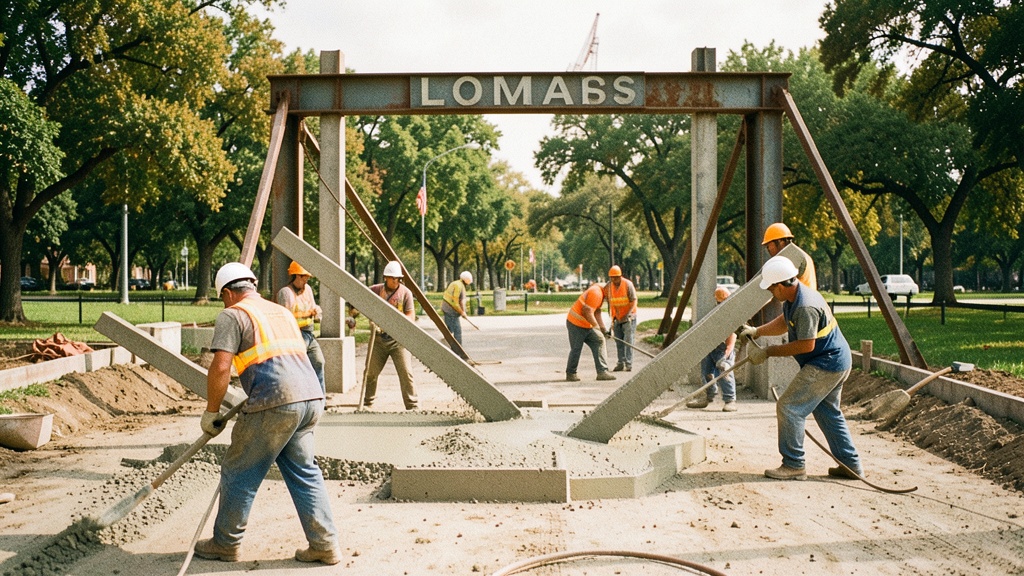 Reconstruyen Parque Las Cañas en Lomas con materiales nuevos