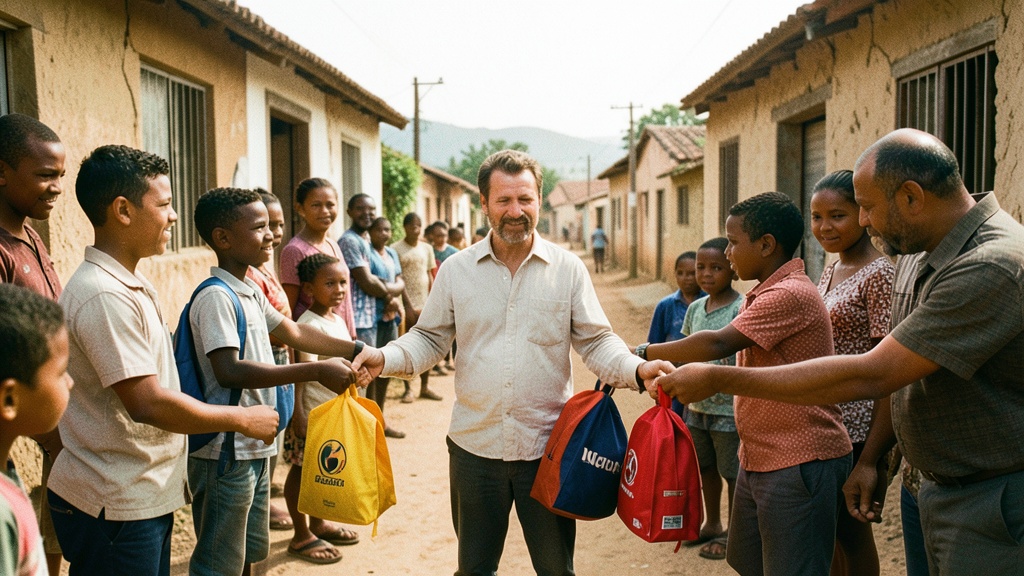 Entregan kits escolares a niños del proyecto ETI en Nobol