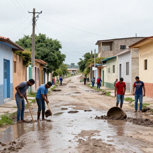 Intervienen sumideros en El Recreo 2da etapa para desalojar agua acumulada