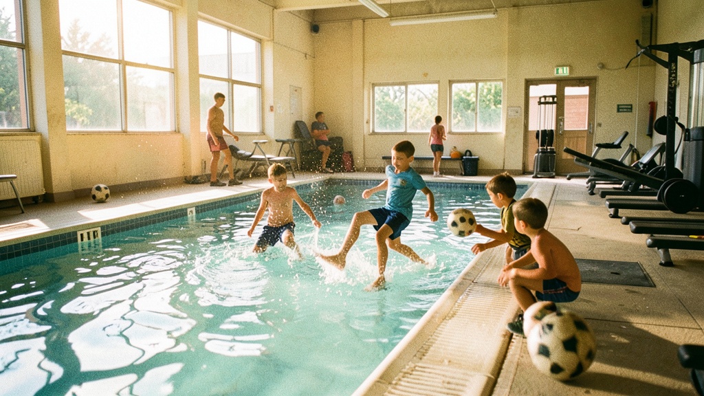 Pedro Carbo: 400 niños inician vacaciones deportivas con clases de fútbol y natación