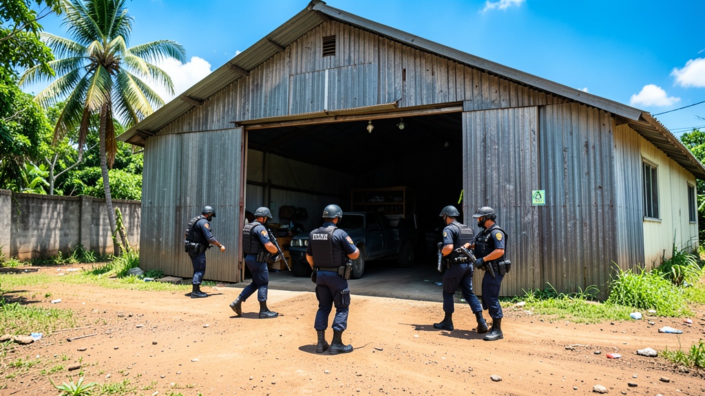 Policía desmantela arsenal en Panorama tras triple homicidio en Durán