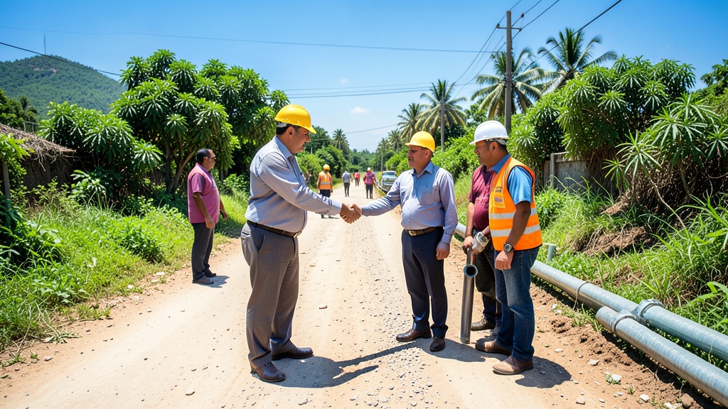 Municipio firma contrato para nueva captación de agua en Durán
