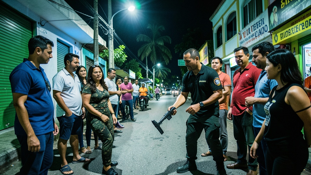 Vecinos de El Recreo detienen a ladrón armado en tercera etapa