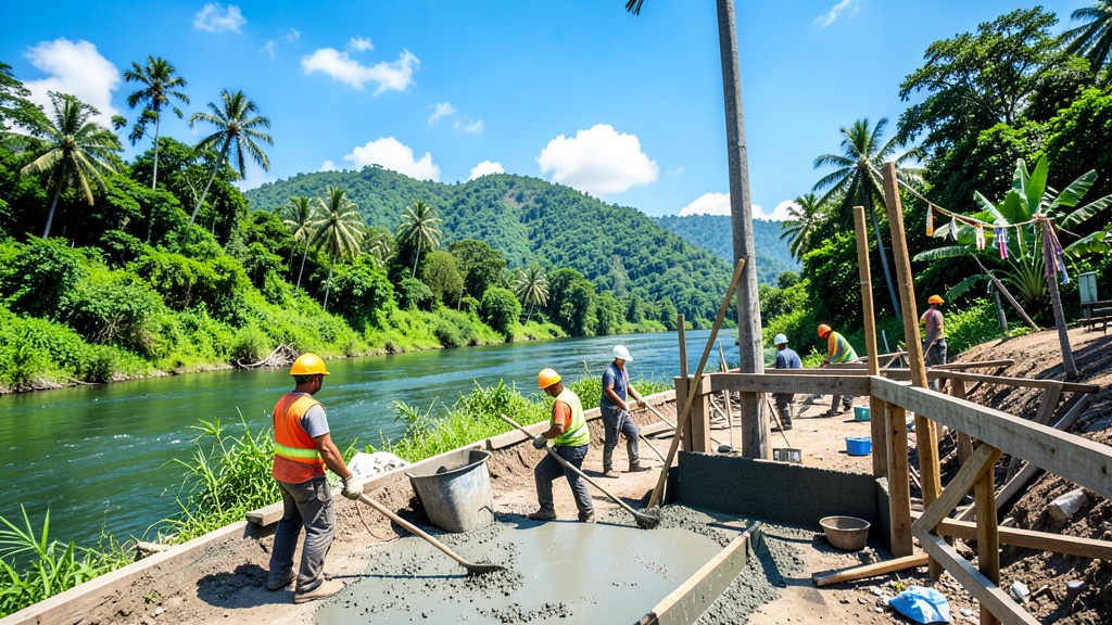 Avanza construcción del Parque Lineal en 3ra Etapa de El Recreo, Durán