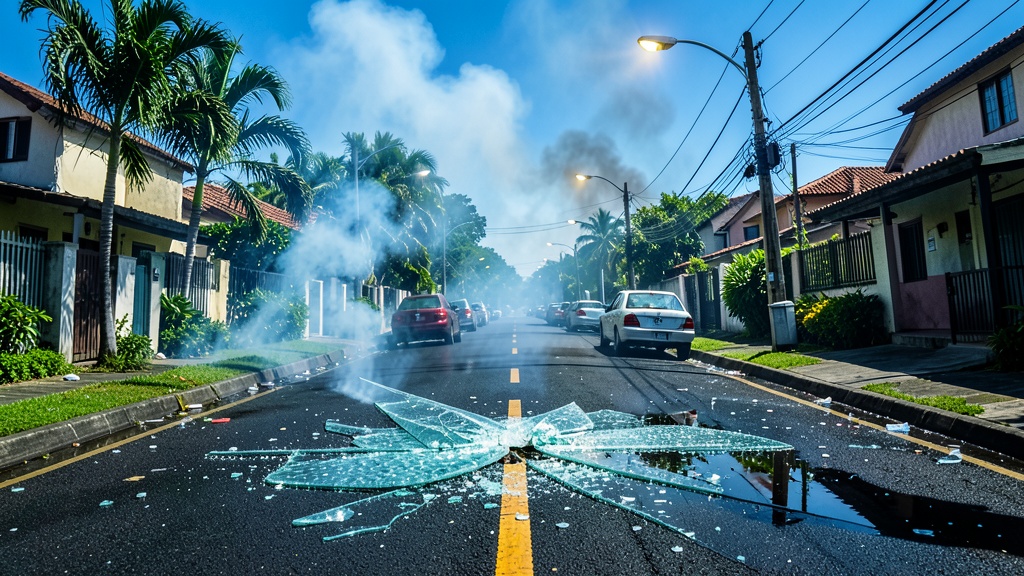 Asalto violento con arma de fuego deja herido a hombre en avenida Nicolás Lapentti, Durán