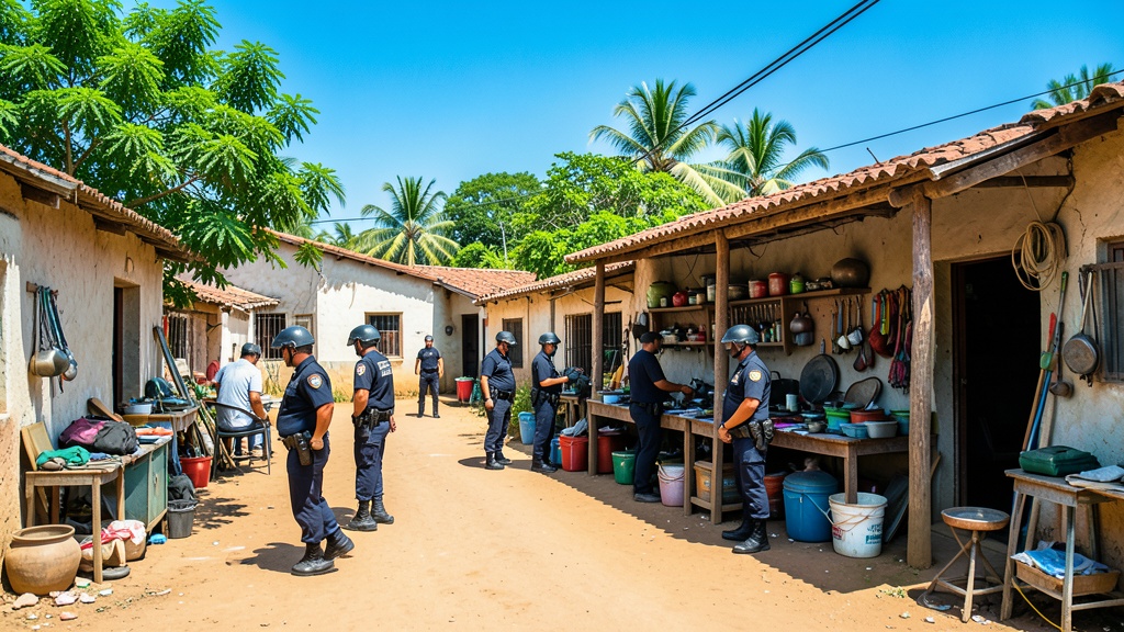 PJ desmantela taller clandestino en El Arbolito; aprehenden a dos por robo de vehículos