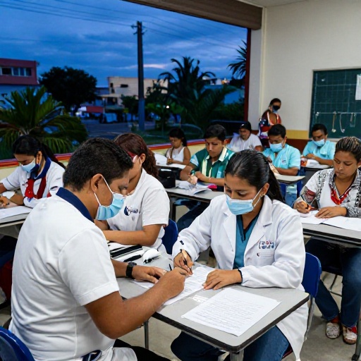 Estudiantes de Durán fortalecen formación práctica para atención humana y responsable
